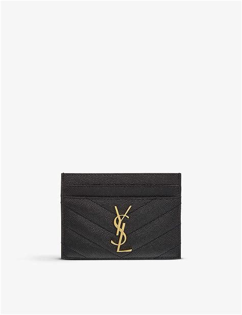 card holder ysl women's|selfridges ysl card holder.